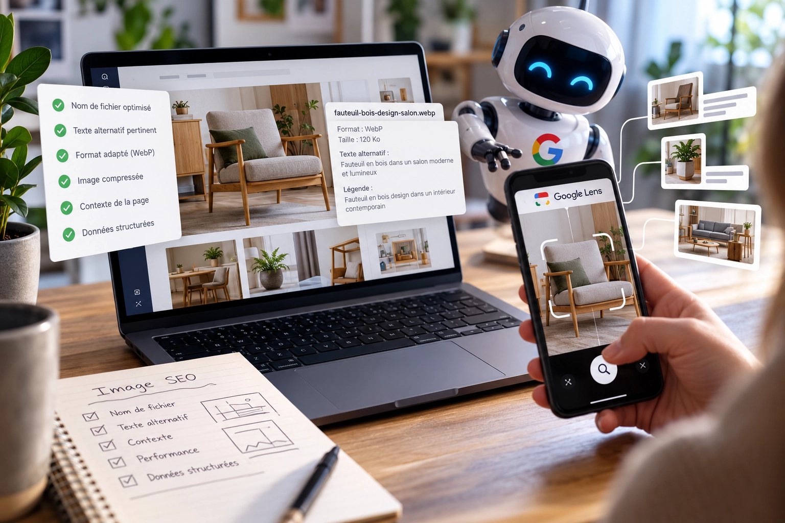 Optimisation SEO des images d’un site web pour Google Lens – La recherche Google devient aussi visuelle – Actualité